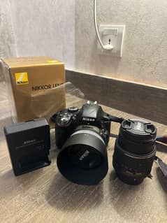 Nikon D3300 with 18-55mm and 50mm portrait lens