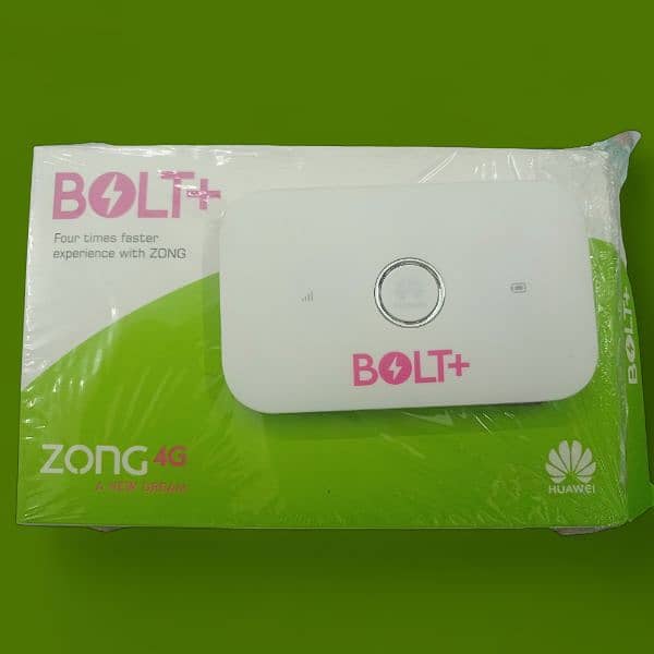 ZONG 4G BOLT + UNLOCK ALL DATA SIMS 1