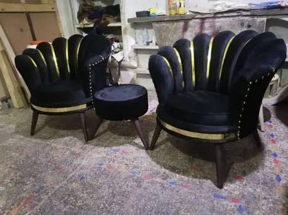 coffee chairs/bedroom chairs/room/flower shape chair/pair of chairs 7