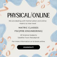 Tutoring (Physical + online)