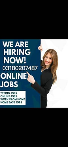 online work home based or typing works online or office base