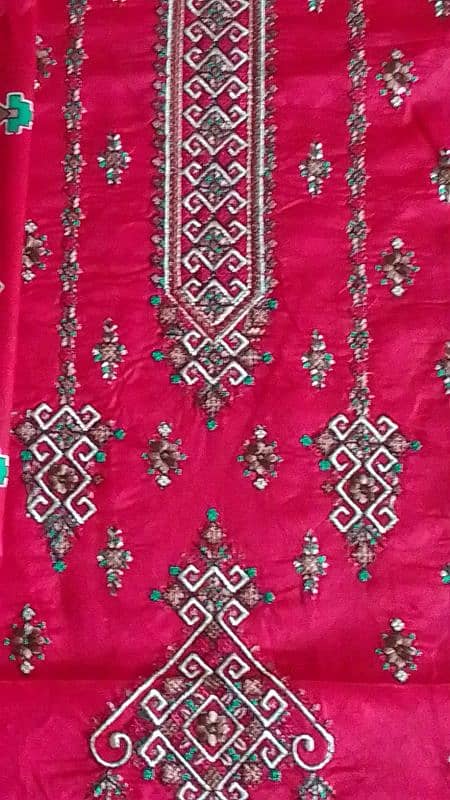 lawn with lawn duppata with embroidery 0