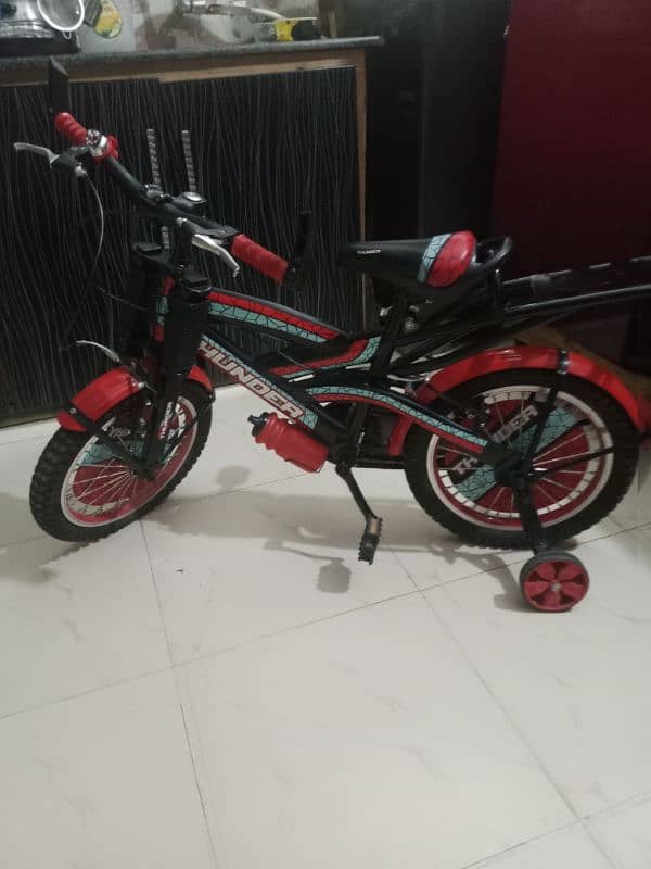 new cycle only used two or three times. . 6 to 14 years baby chala skty 0