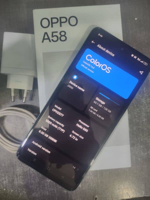 oppo a58 0