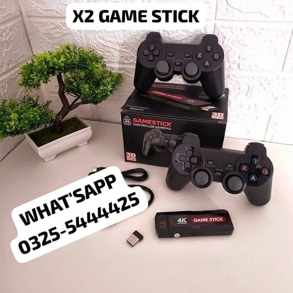 M8,M15,M33,X2+ GAMING CONSOLE 4K LITE STICK 2.4G 40,000 GAMES USB HDMI 2