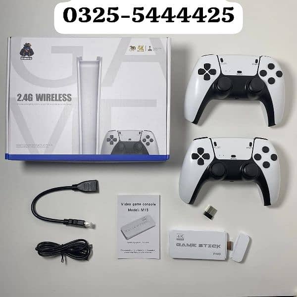 M8,M15,M33,X2+ GAMING CONSOLE 4K LITE STICK 2.4G 40,000 GAMES USB HDMI 6