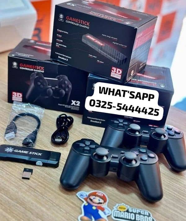 M8,M15,M33,X2+ GAMING CONSOLE 4K LITE STICK 2.4G 40,000 GAMES USB HDMI 7