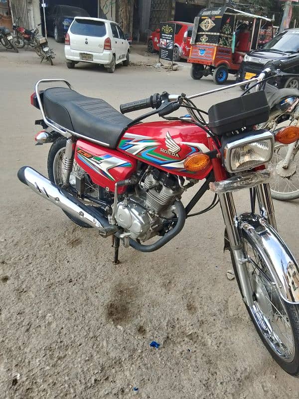 Honda Cg 125 Red Need To Sale Urgently 2