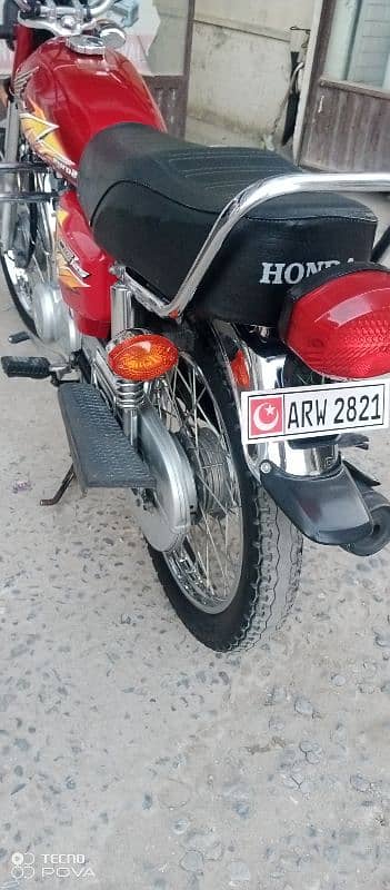 Honda 125 2021 model All Punjab Rawalpindi number 2