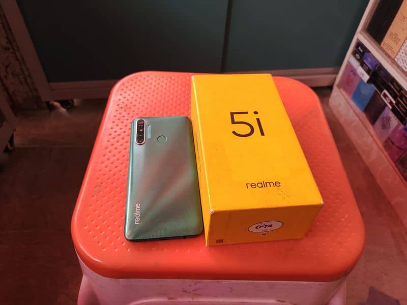 realme 5i 4gb. 64gb dual sim official approved with box 0