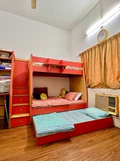 Wooden Bunk Bed 0