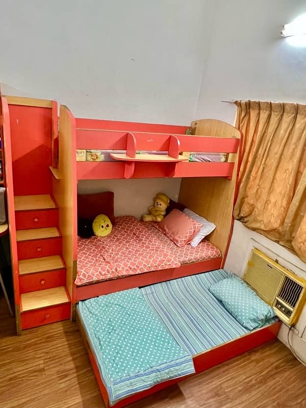 Wooden Bunk Bed 1