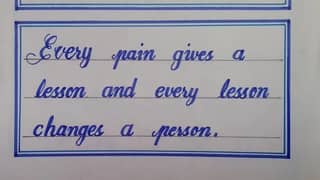 beautiful and clean writing 0