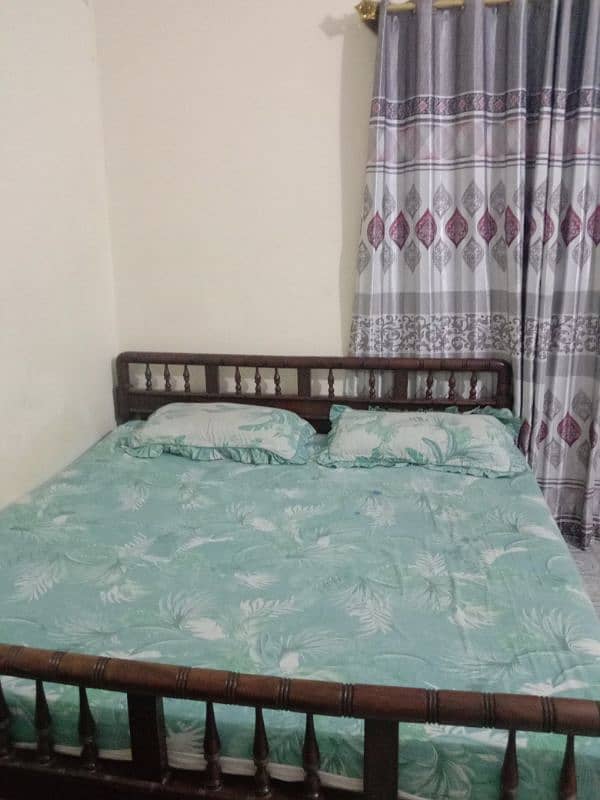 double bed with mattress 1