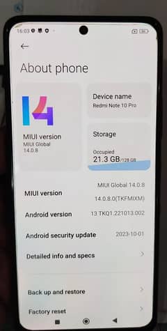 REDMI NOTE 10 PRO 8GB/128GB