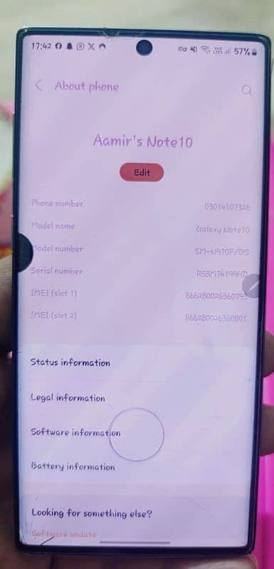 Samsung Galaxy Note 10 Dotted phone 2