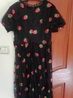 Beautiful Soft Net Strawberry Dress