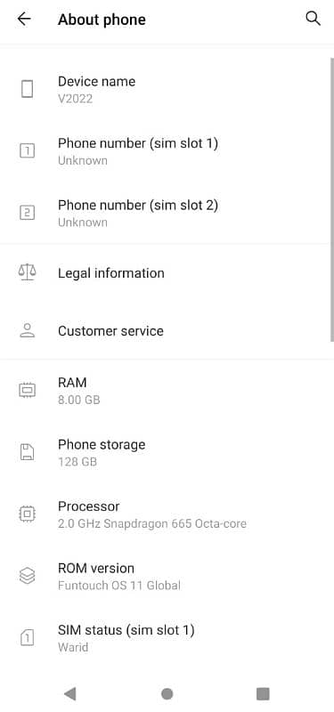 Vivo v20SE  9/10 8/128 RAM ROM Awesome condition.  Full genuine 6