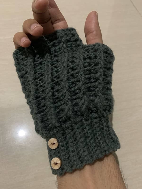 Wool glove  Handmade 5