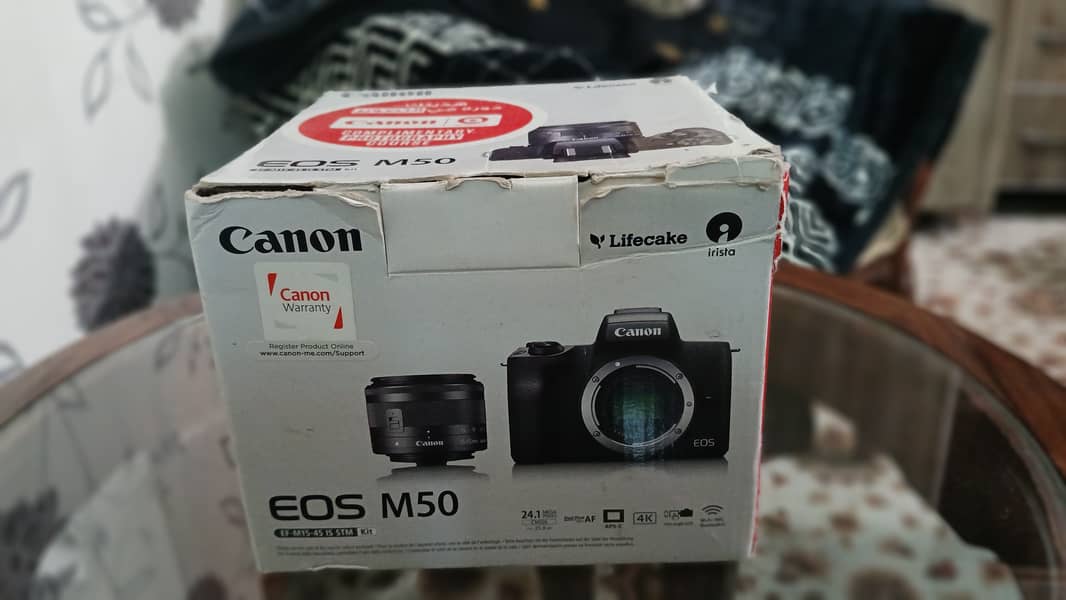 Cannon M50 Mirrorless Camera With kit lense and accessories 7