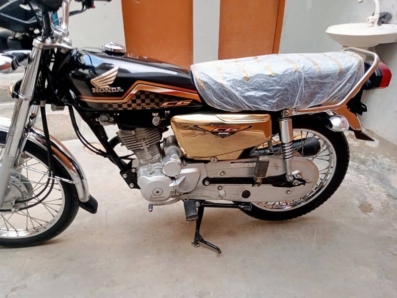 Honda CG 125 Gold Edition 2024 k 6 month ki nikli ha unregister 800 km 9