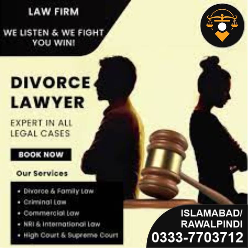 Family Lawyer Court Marriage Nikkah, Divorce Khula, NADRA Reg Advocate 5