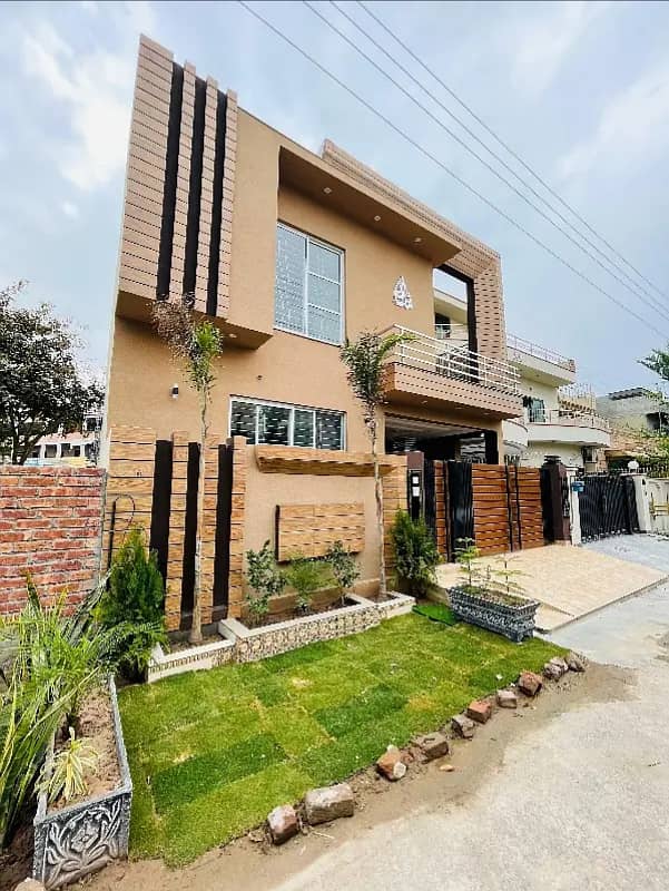 7 Marla Brand new 5 Bad house for sale In Punjab coop housing society LHR 0