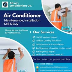 Ac maintenance, installation sell and buy