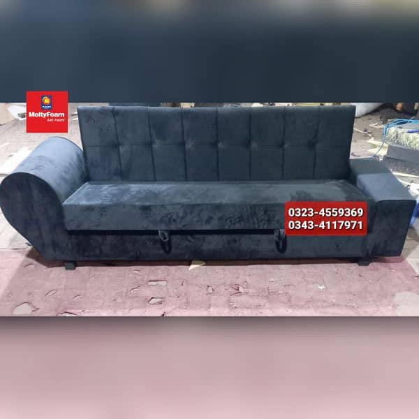 Molty double bed sofa cum bed/dining table/stool/Lshape sofa/chair 10