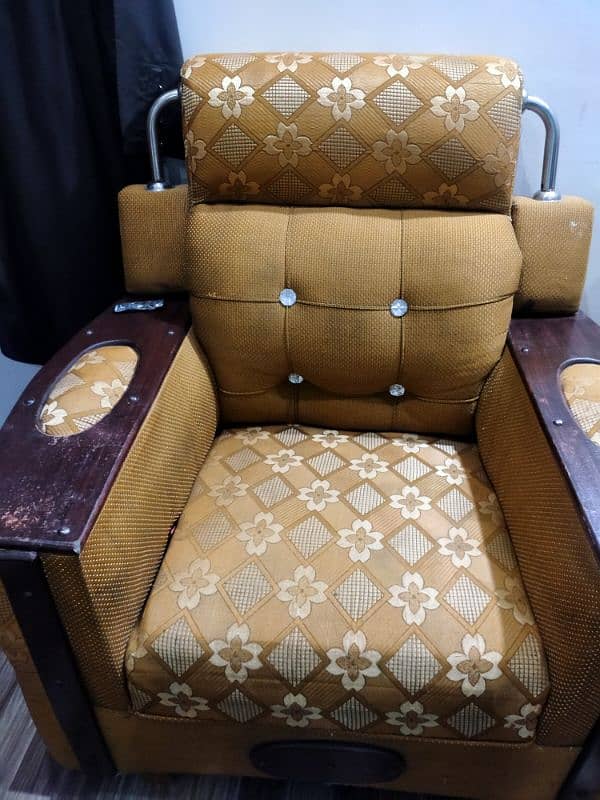 Golden Sofa Set 5