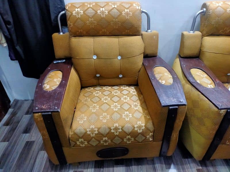 Golden Sofa Set 6