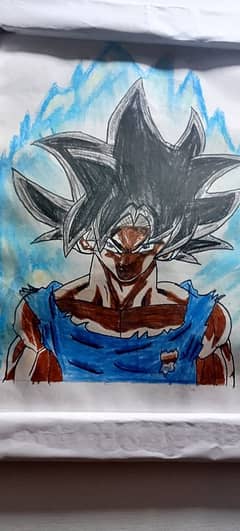 Goku sketch 3d  handmade