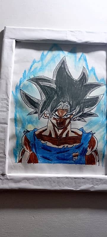 Goku sketch 3d  handmade 2