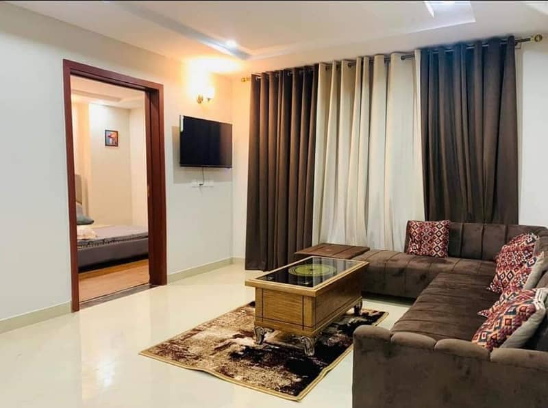 2 Bed Luxury Furnished Apartment available for rent in Gulberg Greens Islamabad 6