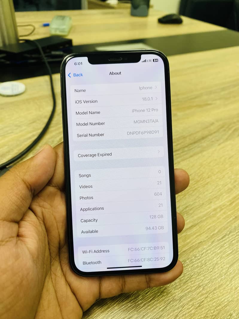 Iphone 12 Pro 128GB PTA Approved 5