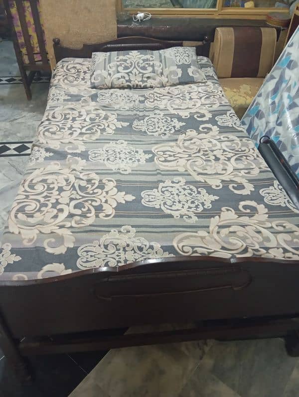 2 Single bed 2 Mattress 4 Seater Italian Sofa Bed 1