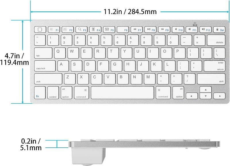 Wireless Keyboard Mcbook ipad 2