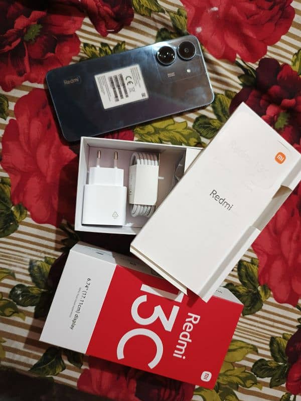 Redmi 13c mobile  10 by 10 condition box open no repair 6