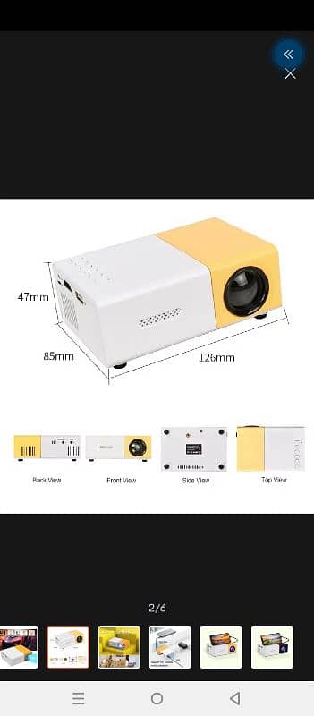 LED Mini Projector 3