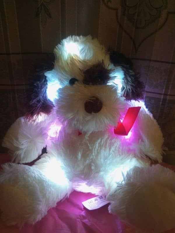 7 multi Led different lights teddy bear 1