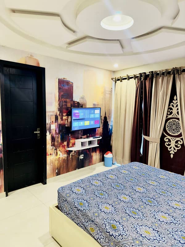 One bedroom VIP apartment for rent on daily basis in bahria town 3