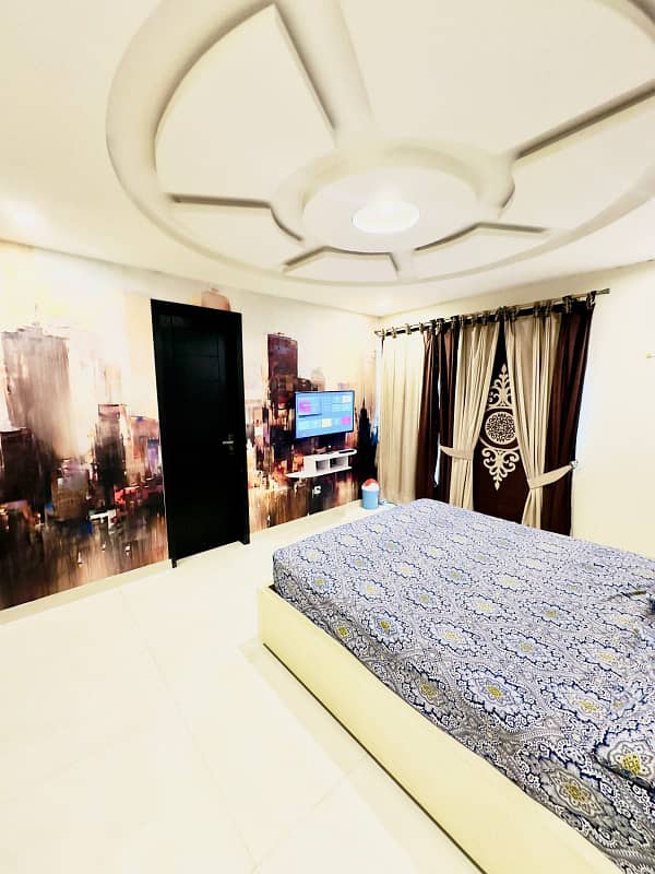 One bedroom VIP apartment for rent on daily basis in bahria town 6