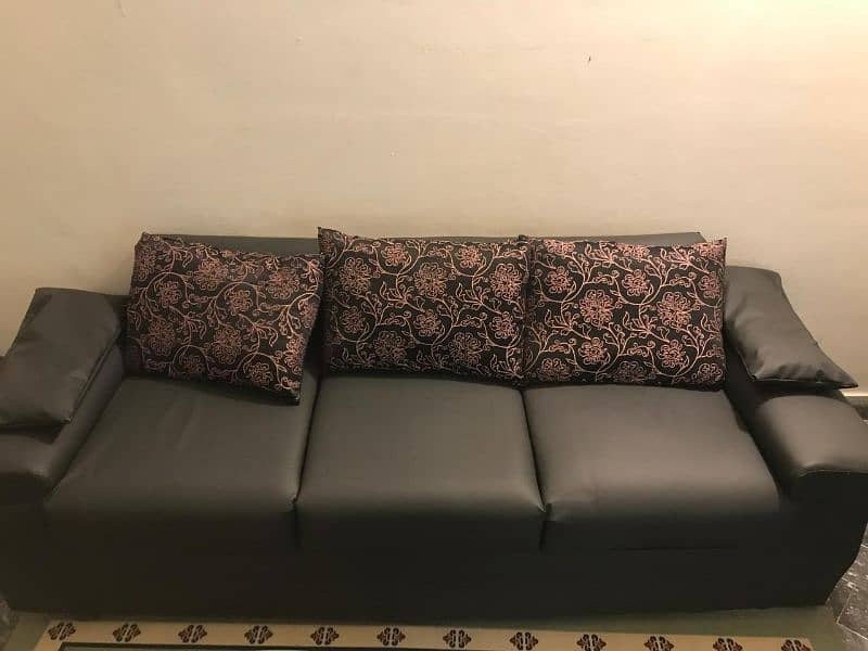 8 Seater Leather Sofa Set 1