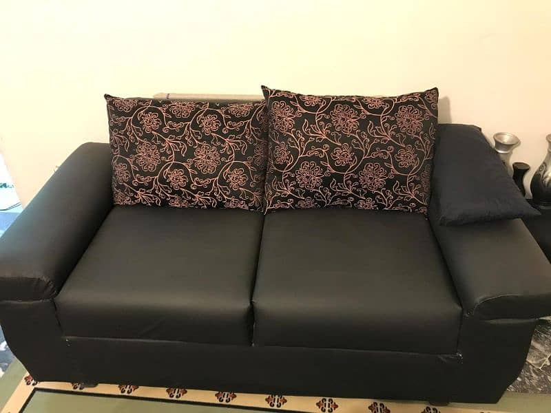 8 Seater Leather Sofa Set 0