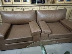 leather sofa set 5 seater