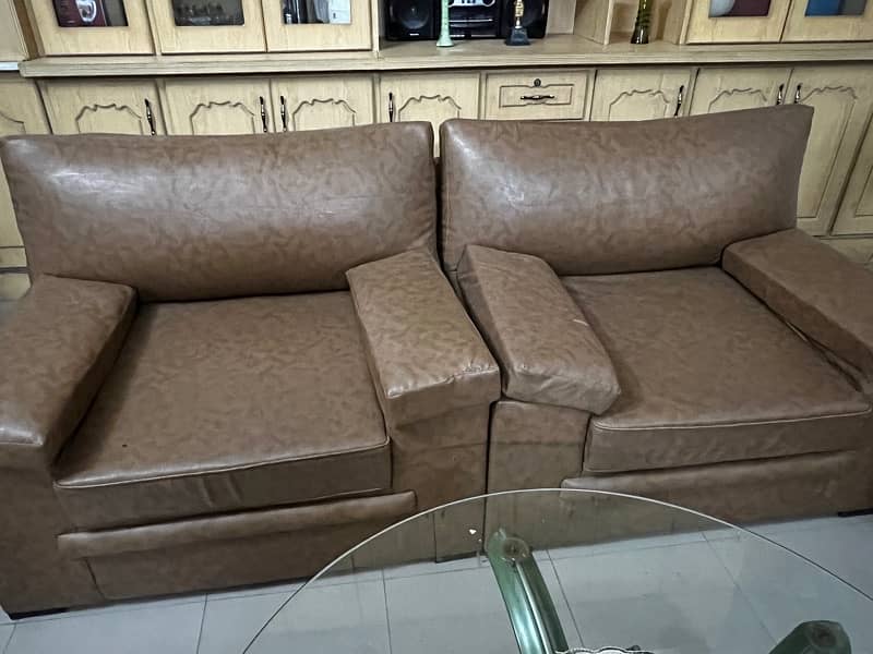 leather sofa set 5 seater 0