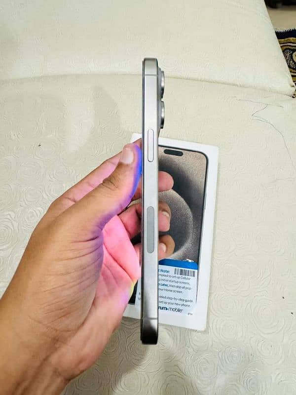 iPhone 15 Pro Max JV 256GB Natural Titanium =  03274706406 3