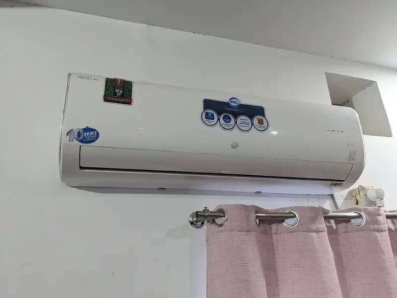 Pel DC inverter heat and cool Fully functional 1.5 ton 0