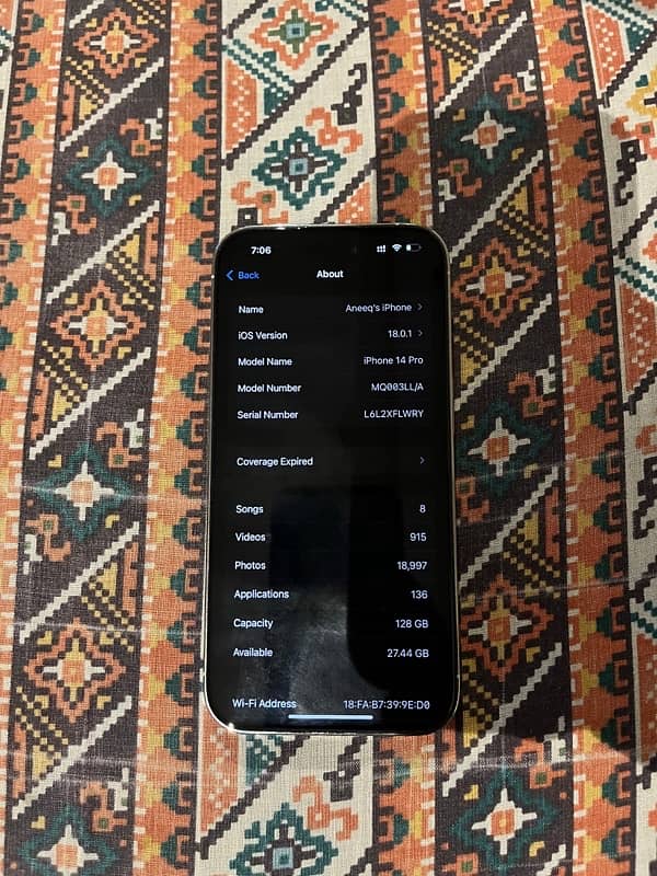 Iphone 14 Pro 128gb PTA Approved 4