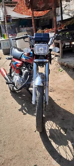 honda cg 125 cc new bike ha 23/ 24 model ha colour red ha